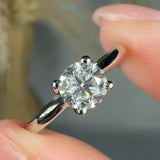 "Almyra" 0.7 Carat Round Cut Lab Grown Solitaire Diamond Engagement Ring RAM1142R
