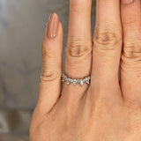 "Alora" Marquise and Round Brilliant Cut Diamond Shaped Eternity Ring ET32 - HEERA DIAMONDS