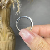 "Alvexi" 1.48 Carat Princess Cut Natural Diamond Half Eternity Ring MDR4574