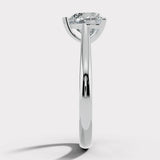 "Amora" 3.28 Carat Solitaire Heart Shape Cut Diamond Engagement Ring