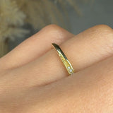 "Anna" Minimal Subtle Slash 0.05ct Diamond Eternity Ring ET65