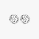 "Aria" 2 CT Solitaire Diamond Earrings HEERA DIAMONDS