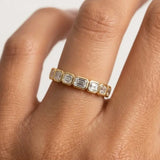 "Arlisse" 0.54 Carat Diamond Half Eternity Ring ET100