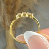 "Arvelle" 0.37 Carat Round Cut Natural Diamond Half Eternity Ring MDR2213