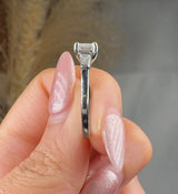 "Ascot" 1.8 Carat Emerald Cut Trilogy Engagement Ring HLM454 HEERA DIAMONDS