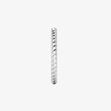 "Aspen" Minimalist Twisted Rope Contemporary Eternity Ring ET72