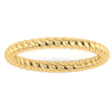 "Aspen" Minimalist Twisted Rope Contemporary Eternity Ring ET72 - HEERA DIAMONDS