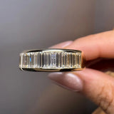"Aurelle" 1.50 Carat 6mm Band Width Baguette Channel Set Eternity Ring HEERA DIAMONDS