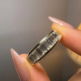 "Aurelle" 1.50 Carat 6mm Band Width Baguette Channel Set Eternity Ring HEERA DIAMONDS