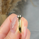 "Avessique" 0.40 Carat  Round Cut Natural Diamond Solitaire Engagement Ring MDR3607