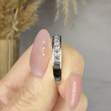 "Aviora" 0.64 Carat Round Cut Natural Diamond Half Eternity Ring MDR4259