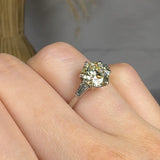"Avyelle" 1.79 Carat Round Cut Trilogy Lab Grown Diamond Engagement Ring HR1959 HEERA DIAMONDS