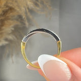 "Azelune" 0.68 Carat Round Cut Natural Diamond Half Eternity Ring MDR488 HEERA DIAMONDS