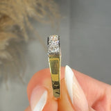 "Azelune" 0.68 Carat Round Cut Natural Diamond Half Eternity Ring MDR488 HEERA DIAMONDS