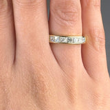 "Azzeline" 1.08 Carat Princess Cut Natural Diamond Half Eternity Ring MDR4037