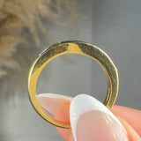 "Azzeline" 1.08 Carat Princess Cut Natural Diamond Half Eternity Ring MDR4037