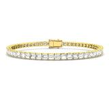 Baguette Diamond 4.93 Carat Tennis Bracele LM JEWELLERY