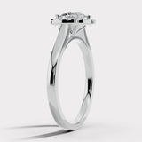 "Becky" 1 Carat Halo Cushion Cut Engagement Ring HACC03 HEERA DIAMONDS