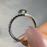 "Belgravia" 1.30 Carat Pear Cut Lab Grown Shoulder Diamond Engagement Ring HR1510 HEERA DIAMONDS