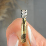 "Bellora" 0.51 Carat Round Cut Natural Diamond Half Eternity Ring MDR3068