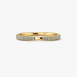 "Bria" 0.18ct Diamond Gradient Eternity Ring ET62