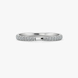 "Bria" 0.18ct Diamond Gradient Eternity Ring ET62