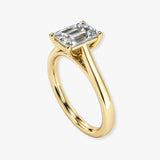 "Cael" 4.05 Carat Emerald Cut Solitaire Lab Grown Diamond Engagement Ring HM1728