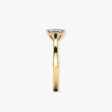 "Cael" 4.05 Carat Emerald Cut Solitaire Lab Grown Diamond Engagement Ring HM1728