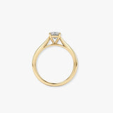 "Cael" 4.05 Carat Emerald Cut Solitaire Lab Grown Diamond Engagement Ring HM1728