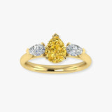 "Celestia" 2 Carat Pear Cut Lab Grown Diamond Engagement Ring SPS02