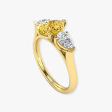 "Celestia" 2 Carat Pear Cut Lab Grown Diamond Engagement Ring SPS02