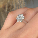 "Celestique" 1.01 Carat Round Cut Natural Diamond Engagement Ring MDR4582
