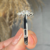 "Celestique" 1.01 Carat Round Cut Natural Diamond Engagement Ring MDR4582