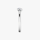 "Celestra" 0.71 Carat  Round Cut Natural Diamond Solitaire Engagement Ring MDC696
