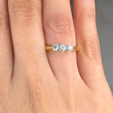 "Cezanne" 0.31 Carat Round Cut Natural Diamond Half Eternity Ring MDR3343