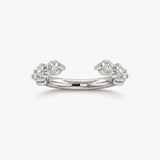 "Clio" Bubble 1.50ct Round Brilliant Diamonds Open Eternity Ring ET10