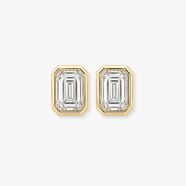 "Cora" 2 CT Solitaire Diamond Earrings HEERA DIAMONDS