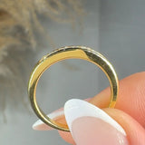 "Corvella" 0.35 Carat Round Cut Natural Diamond Half Eternity Ring MDR4101