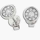 DIAMOND CLUSTER STUD EARRINGS HEERA DIAMONDS