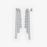 DIAMOND DROP TRILOGY EARRINGS
