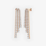 DIAMOND DROP TRILOGY EARRINGS