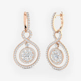 DIAMOND FANCY DROP EARRINGS