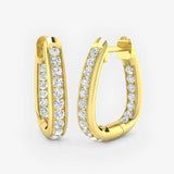 DIAMOND HOOP EARRINGS