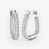 DIAMOND HOOP EARRINGS