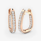 DIAMOND HOOP EARRINGS