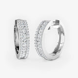 DIAMOND IN & OUT HOOP EARRINGS