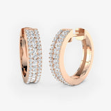 DIAMOND IN & OUT HOOP EARRINGS