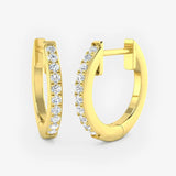 DIAMOND MICROS SET HOOP EARRINGS