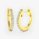 DIAMOND MICROS SET HOOP EARRINGS