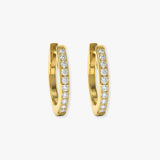 DIAMOND MICROS SET HOOP EARRINGS